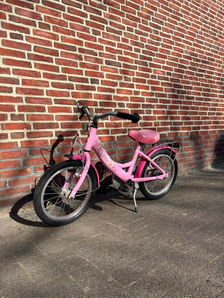 16 inch Lillifee Puky meisjesfiets - Roze, Goede Staat, Ophalen, Gebruikt, Puky, Handrem