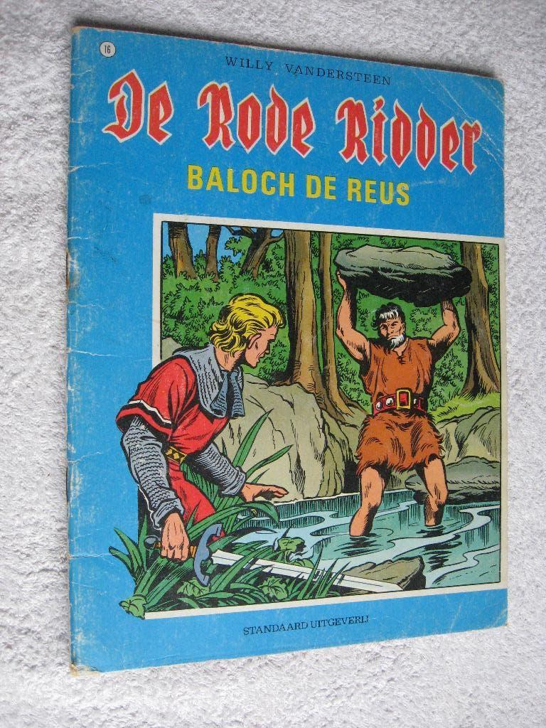 W Vandersteen - De Rode Ridder 13 / 14 / 16 / 34 / 40 en 63, Meerdere stripboeken, Ophalen of Verzenden, Gelezen, Willy Vandersteen