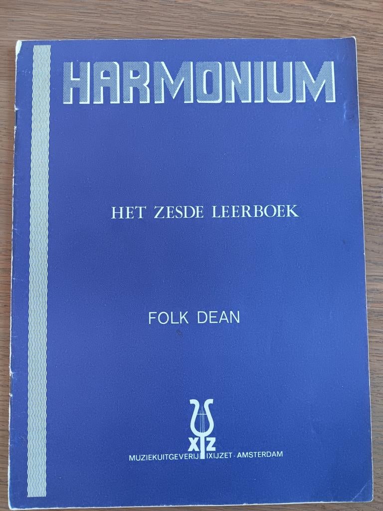 Orgellesmethode  Folk Dean 6e boek - Harminium, Orgel, Gebruikt, Klassiek, Les of Cursus