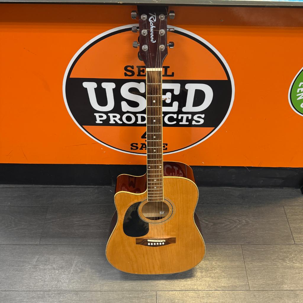 Richwood RD-12-CE Akoestische Gitaar, Ophalen of Verzenden, Zo goed als nieuw, Western- of Steelstringgitaar