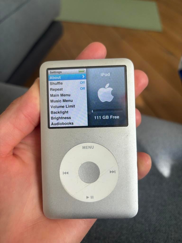 Apple iPod Classic 6.5 generatie 120GB, Audio, Tv en Foto, Mp3-spelers | Apple iPod, Ophalen of Verzenden, Gebruikt, Classic, 40 GB en meer
