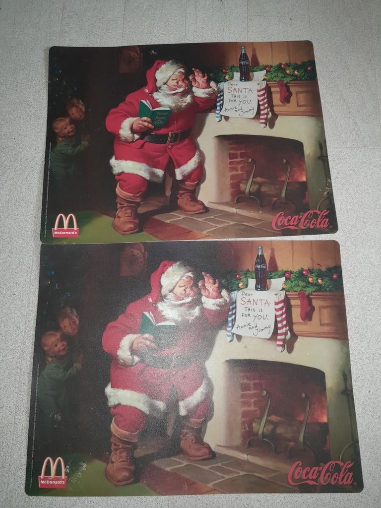 Set placemat coca cola MC donalds, Ophalen of Verzenden, Gebruikt, Gebruiksvoorwerp