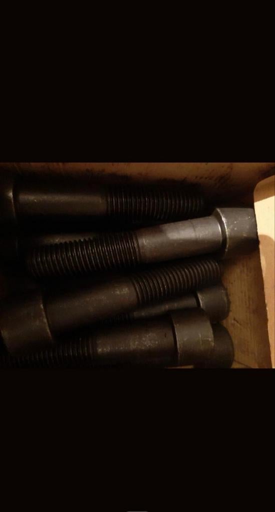 M24 M 24 x 120 zwarte inbusbouten inbus inbusbout bout nieuw, Ophalen of Verzenden, Nieuw