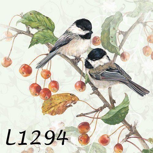 Servetten decoupage/bullet journal * koolmezen L1294, Verzenden, Nieuw