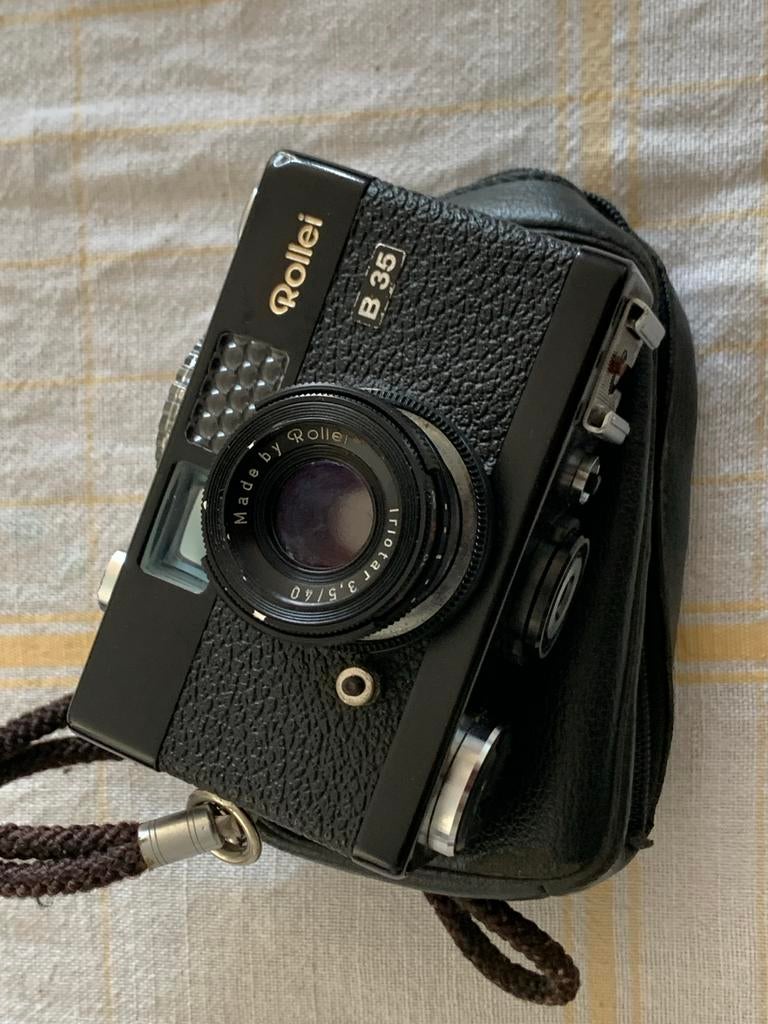 Rollei B 35 camera - perfect werkend, inclusief tasje, Audio, Tv en Foto, Fotocamera's Analoog, Ophalen of Verzenden, Gebruikt