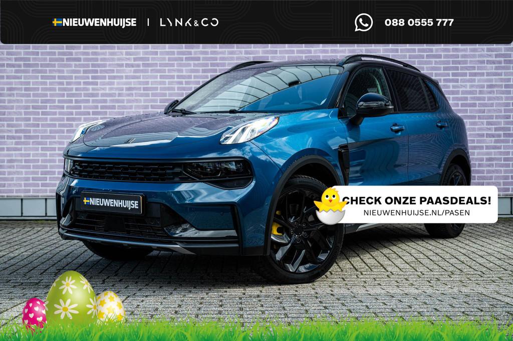 Lynk & Co 01 Plug-in Hybrid 1.5 Black Pack | Lederen bekledi, Blauw, 120 €/maand, Bedrijf, 1854 kg