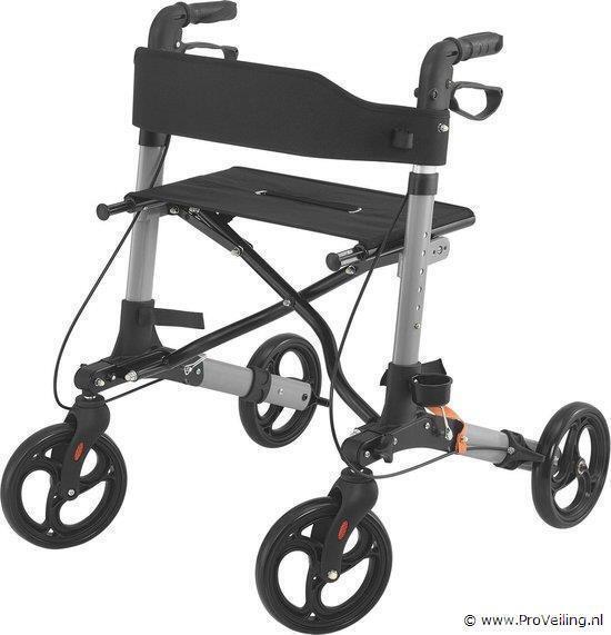 Online Veiling: Aluminium Rollator Vital - Zwart - Inklap..., Diversen, Nieuw