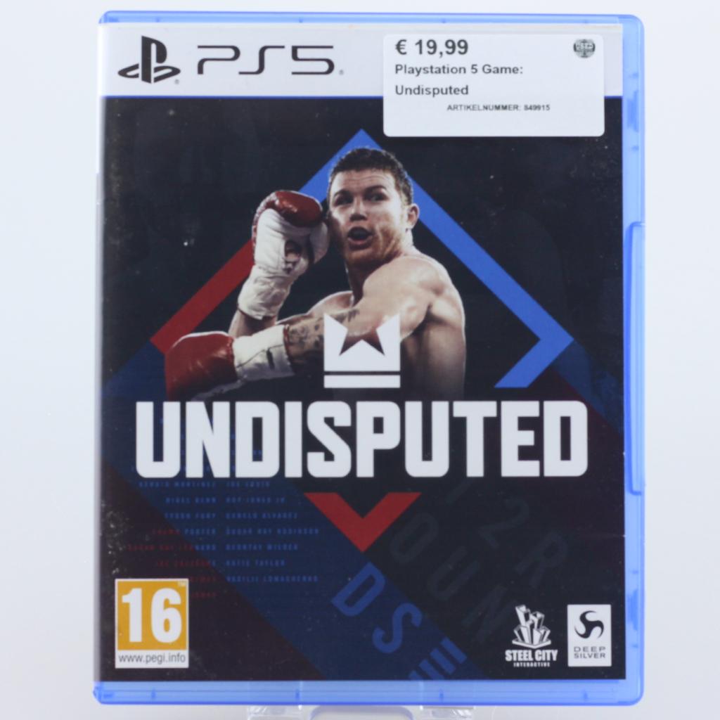 Playstation 5 Game: Undisputed, Sony, Zo goed als nieuw, Support@sony.com, 1-7-1 Konan, Minato-ku
Tokyo 108-0075
Japan