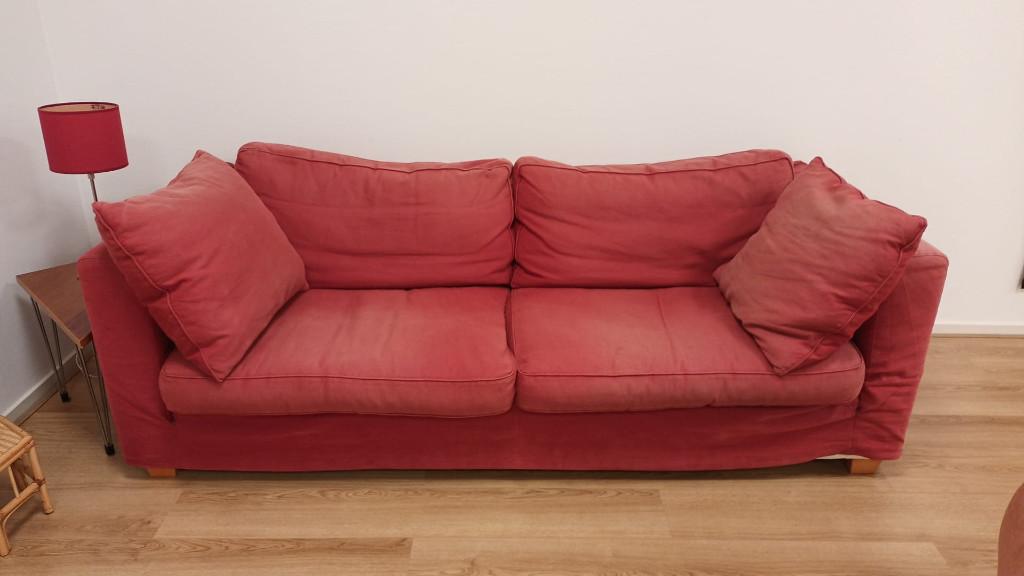 Linteloo bank 3 zits, Ophalen, Gebruikt, Driepersoons, 75 tot 100 cm