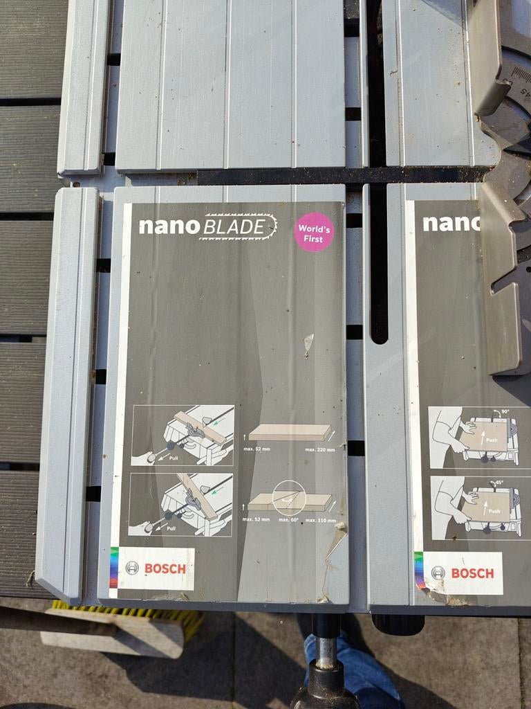Bosch NanoBlade Zaagtafel, Ophalen, Gebruikt, Overige typen, 600 tot 1200 watt