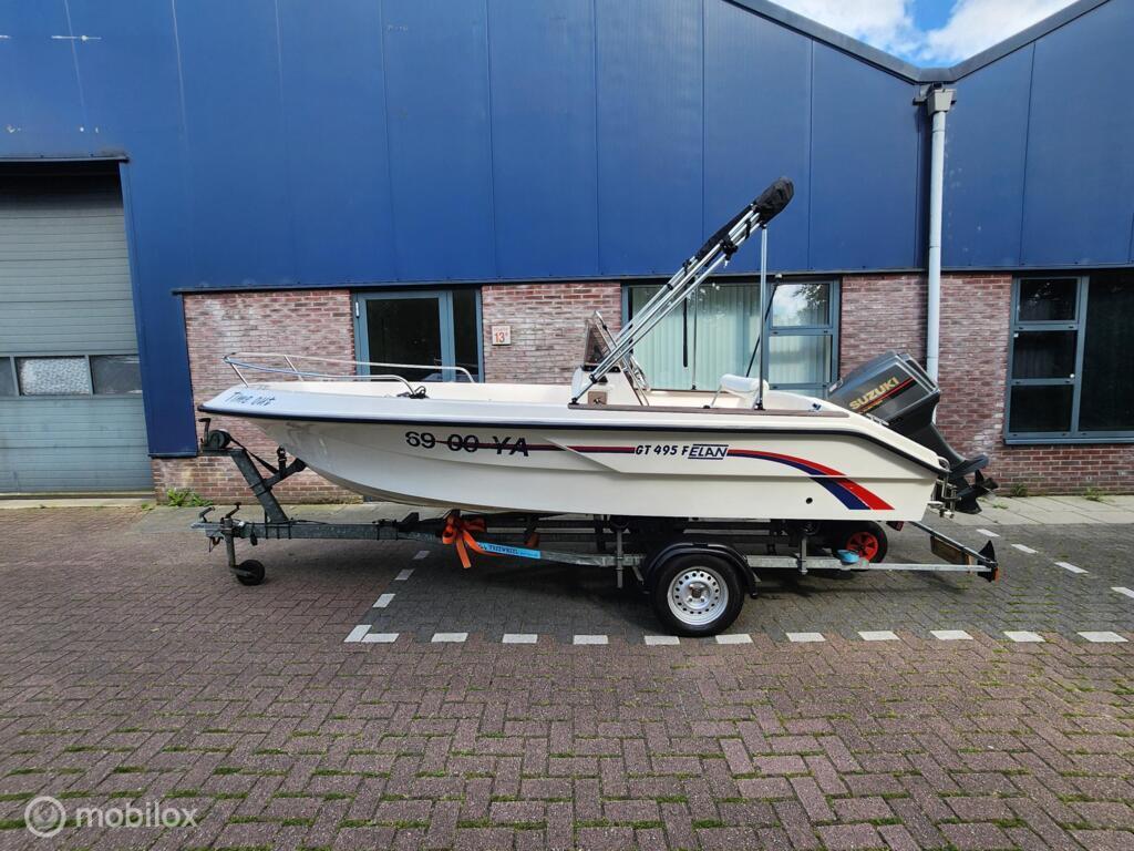 Consoleboot Elan 495 f mooie complete set