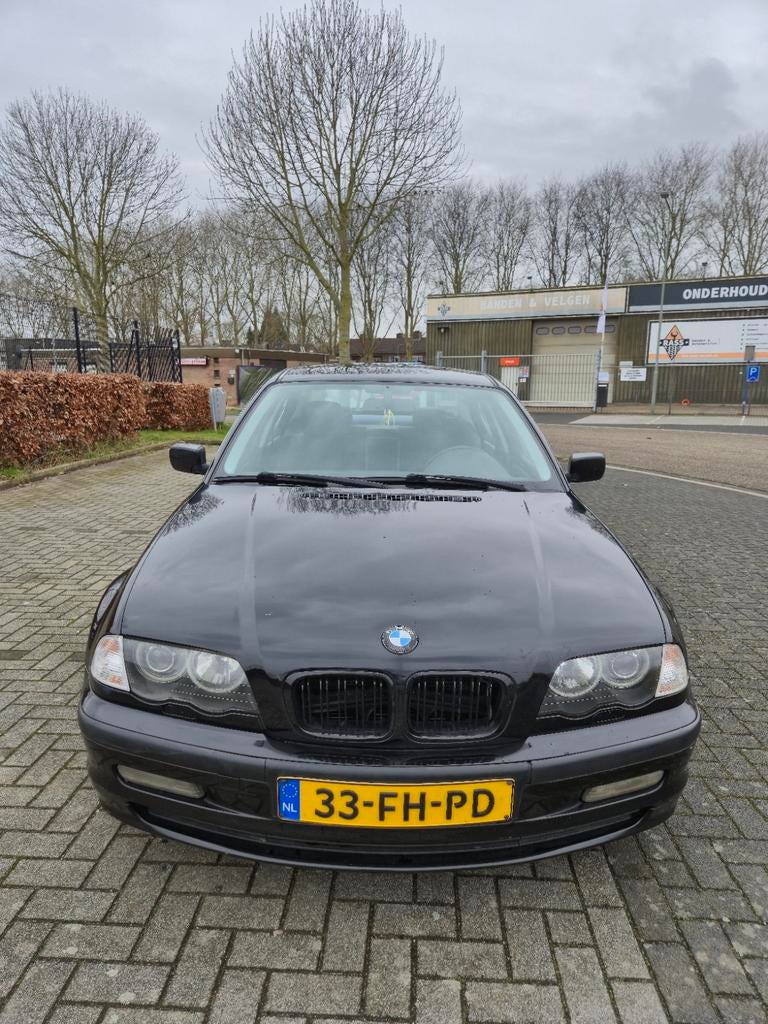 BMW E46 3-Serie 2.5 I 323 2000 Zwart, Auto's, BMW, Particulier, 3-Serie, Benzine, Sedan, Handgeschakeld, Origineel Nederlands