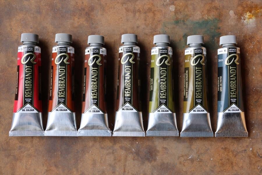 Rembrandt olieverf, vanaf € 6,75 per tube (15ml), Hobby en Vrije tijd, Nieuw, Ophalen of Verzenden, Info@royaltalens.com, Olieverf
