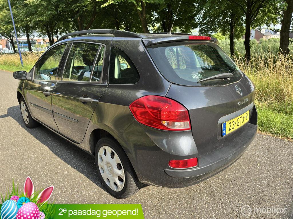 Renault Clio Estate 1.2-16V*1E EIGENAAR*NAP*APK 07/26, Voorwielaandrijving, Gebruikt, Zwart, 4 cilinders