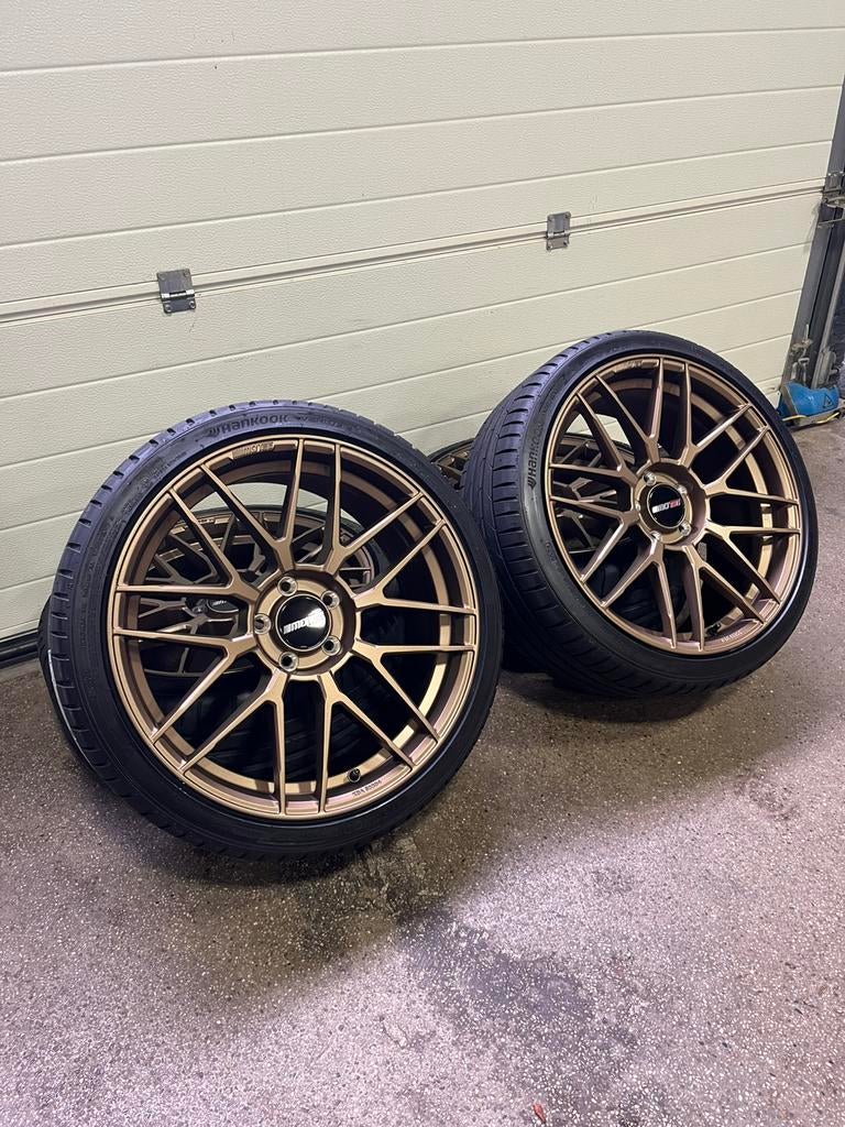 Motec MCR-3 19 inch 5x112 nieuw set 235/35R19 Hankook, Banden en Velgen, Nieuw, 235 mm, Zomerbanden