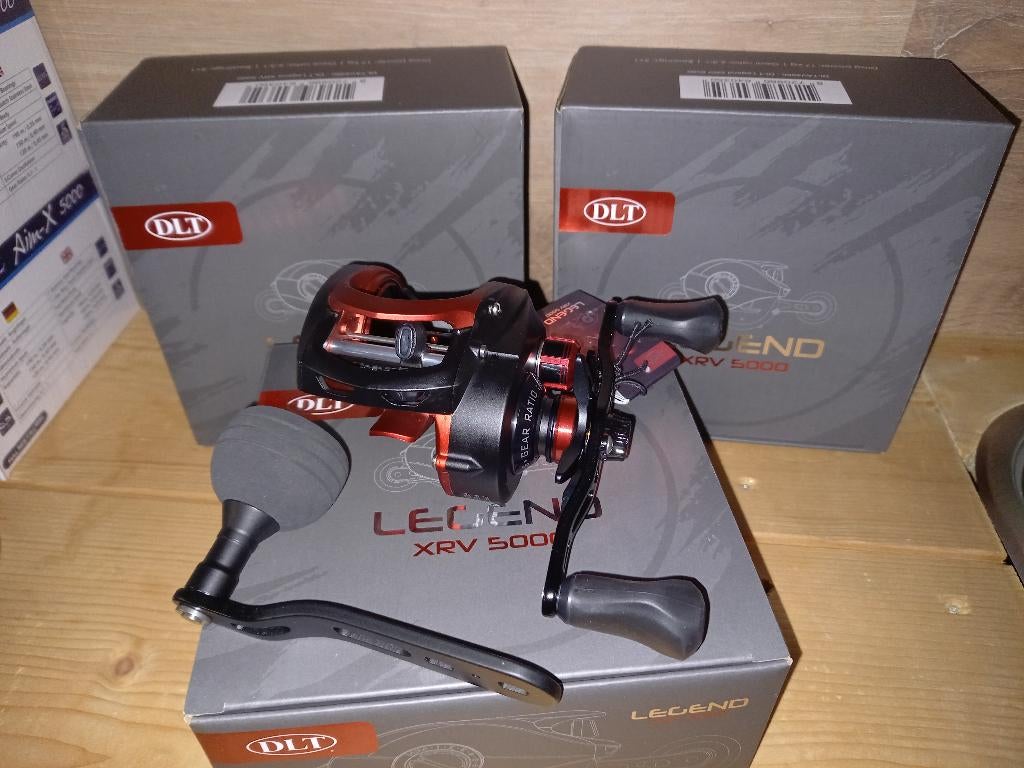 DLT Legend XRV5000 Baitcast Reel (+Power Handle) 17kilo slip, Info@hengelsportleon.nl, Molen, Nieuw, Houtwijk
