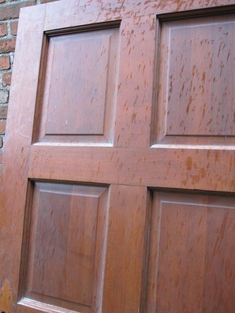 199,5hx81br Zwaar uitgevoerde pitchpine paneeldeur 4,4 cm, Ophalen