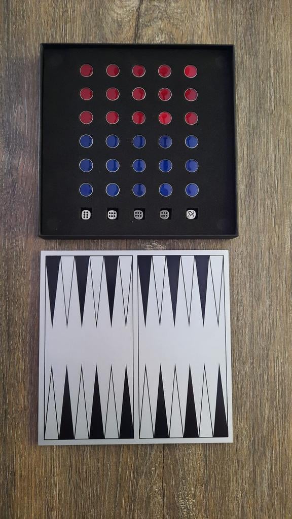 Backgammon spel, Ophalen of Verzenden, Zo goed als nieuw