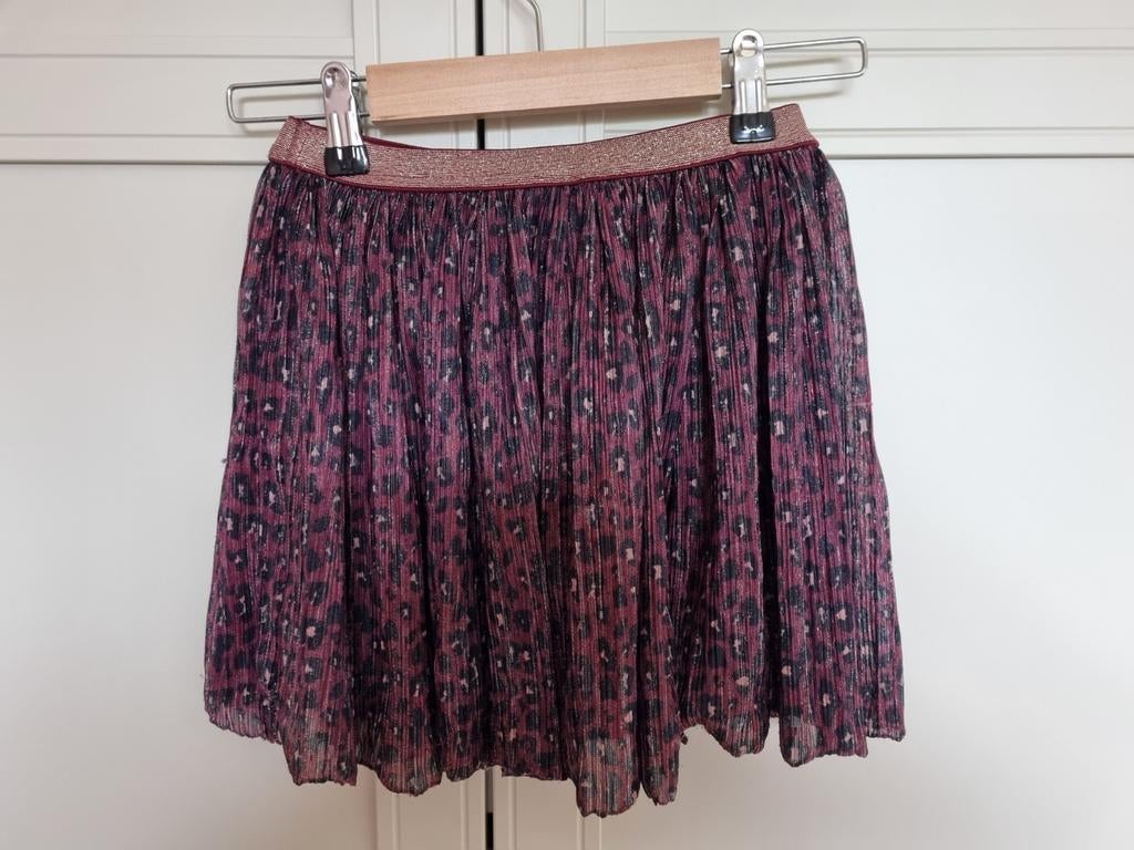 Paars rokje maat 134, Kinderen en Baby's, Kinderkleding | Maat 134, C&A, Meisje, Ophalen of Verzenden, Zo goed als nieuw