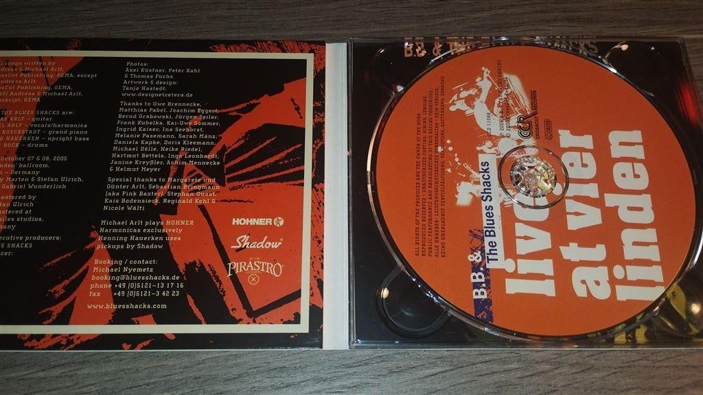 B.B. & The Blues Shacks ‎- Live At Vier Linden, Ophalen of Verzenden, 1980 tot heden, Zo goed als nieuw, Jazz