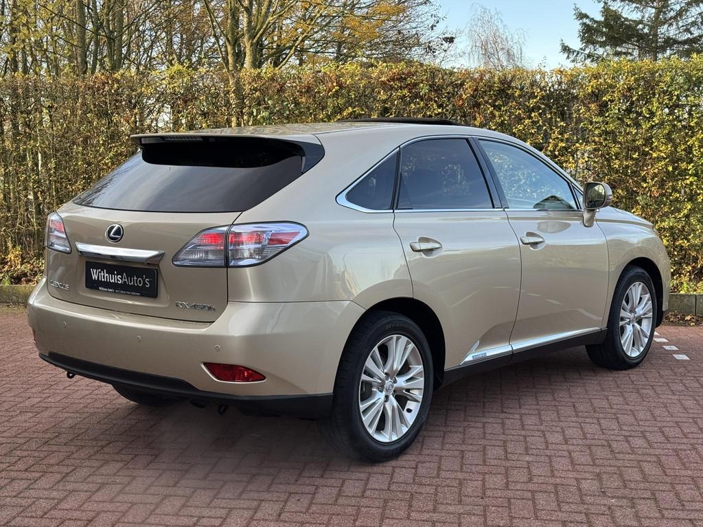 Lexus RX 450h 4WD President YOUNGTIMER AdaptiveCruise Luchtv, Auto's, Lexus, Automaat, Euro 5, Gebruikt, Beige