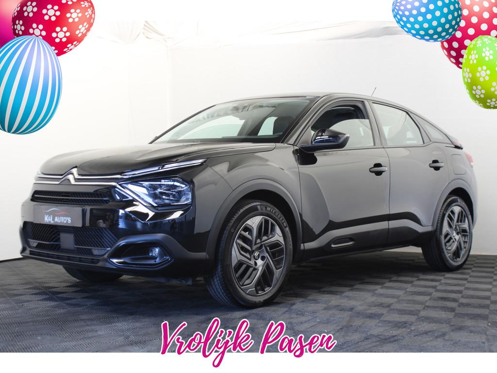 Citroën C4 1.2 Puretech Feel *Pasen Geopend!* (bj 2023), Gebruikt, 1199 cc, Zwart, 3 cilinders