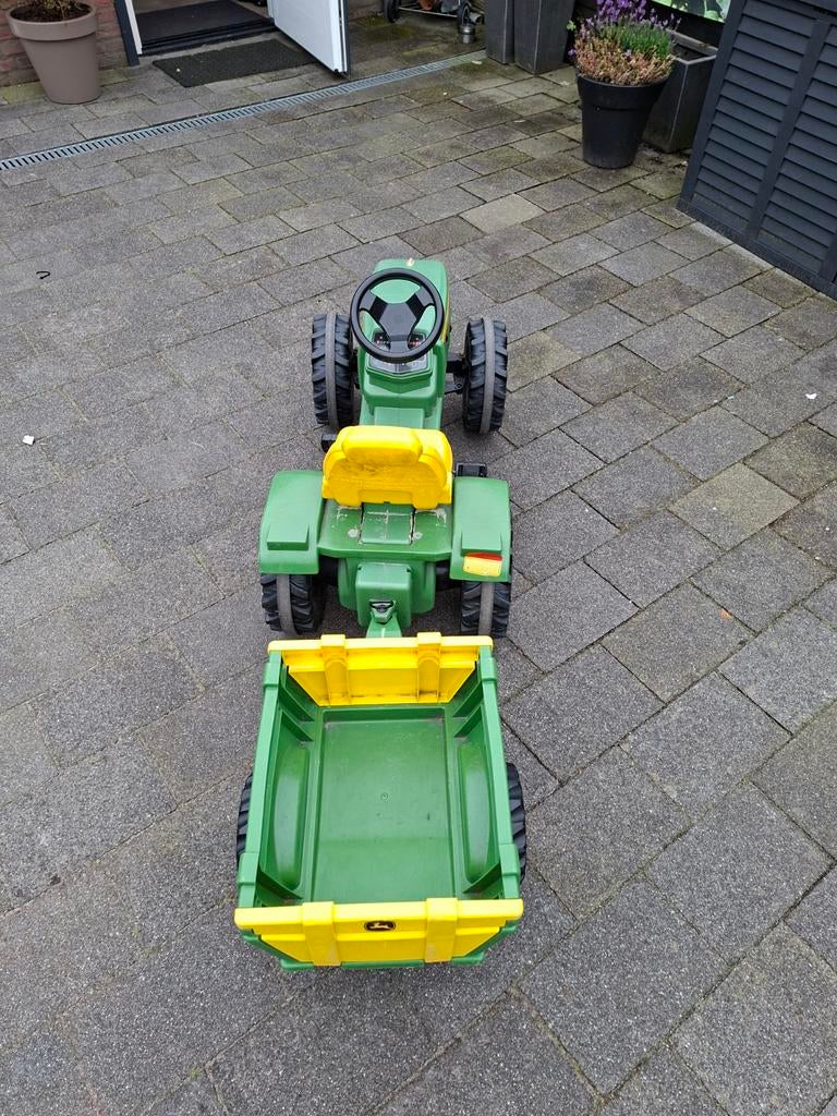 John deere traptractor, Kinderen en Baby's, Speelgoed | Buiten | Voertuigen en Loopfietsen, Ophalen, Gebruikt