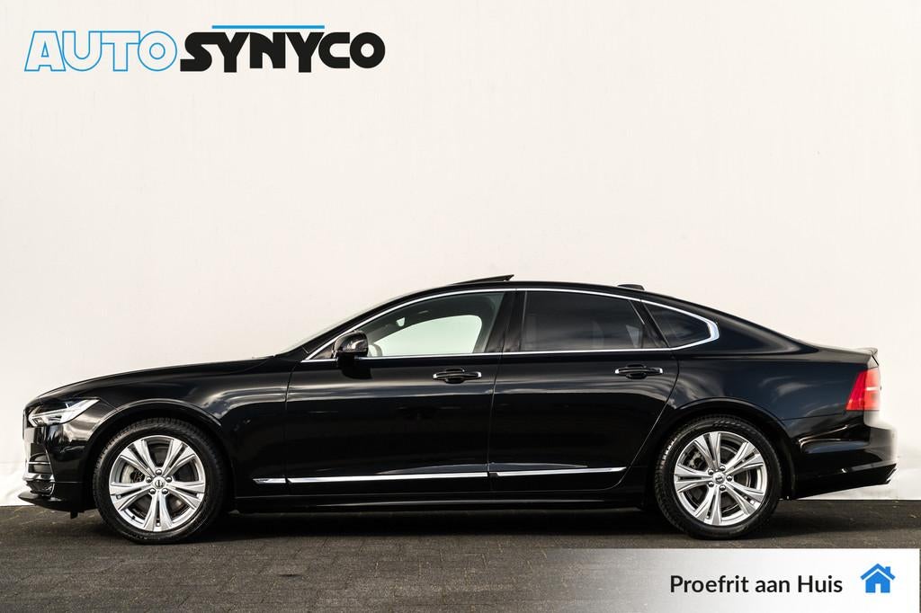 Volvo S90 2.0 T4 Inscription Luxury | Adapt. Cruise | Schuif, Auto's, Volvo, 15 km/l, Euro 6, Zwart, 1603 kg