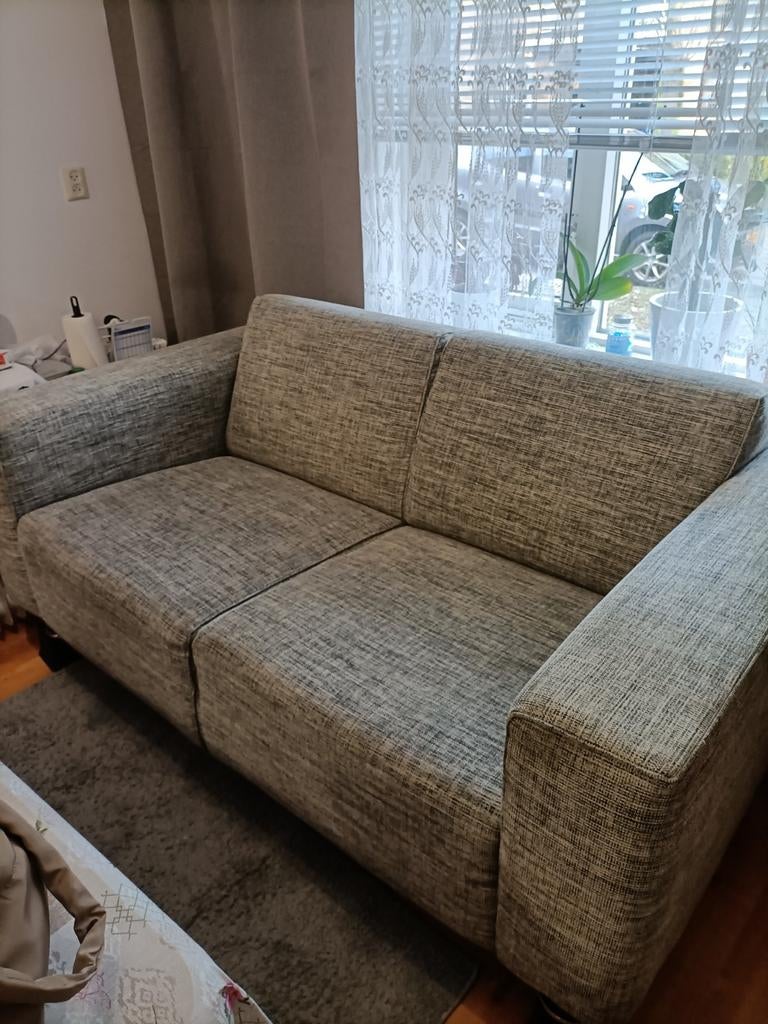 Gratis ophalen 2x tweezits bank., Huis en Inrichting, Banken | Bankstellen, Ophalen, Gebruikt, 150 tot 200 cm, Tweepersoons