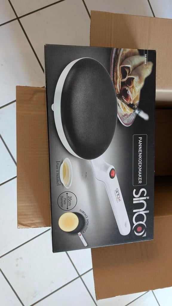 Sinbo Crêpemaker / Pannenkoekenmaker - SP-5208, Witgoed en Apparatuur, Overige Witgoed en Apparatuur, Zo goed als nieuw, Ophalen of Verzenden