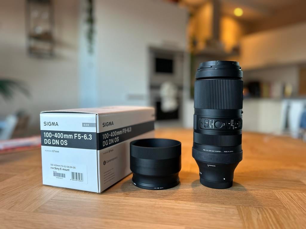 Sigma 100-400mm f/5-6.3 DG DN OS Lens voor Sony E-mount, Audio, Tv en Foto, Fotografie | Lenzen en Objectieven, Ophalen of Verzenden
