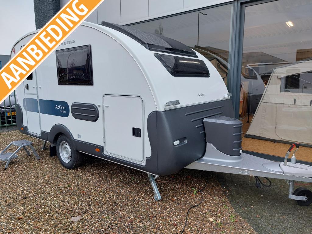 Adria Action 391 PH, Caravans en Kamperen, Overige typen, Bedrijf, 750 - 1000 kg, Adria
