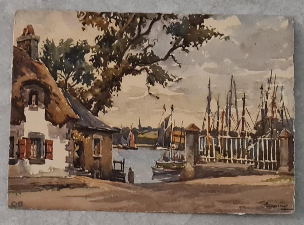 Oude ansichtkaart, Ophalen of Verzenden