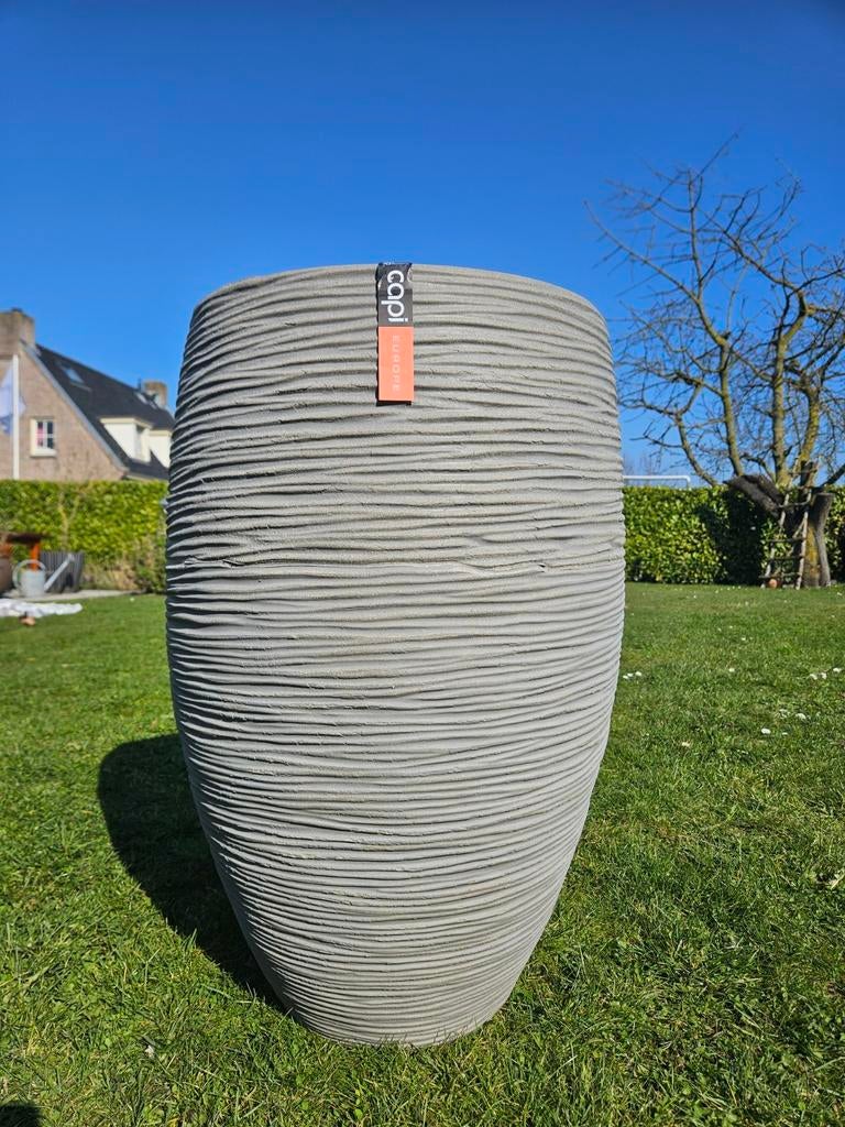 Capi bloembak 72cm hoog NIEUW NIEUW, Tuin en Terras, Bloempotten, Kunststof, Capi, Rond, Nieuw