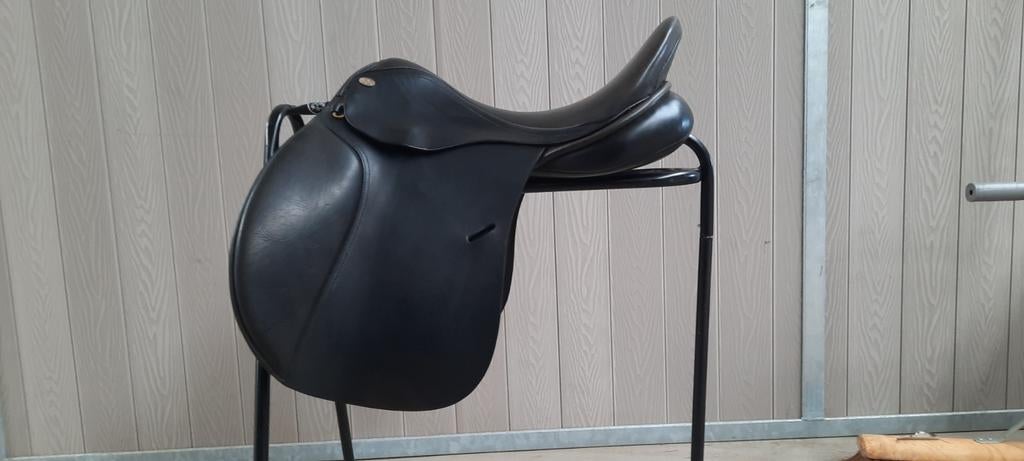JC vzh leren zadel, boommaat 31, 17,5 inch, Dieren en Toebehoren, Ophalen, Gebruikt