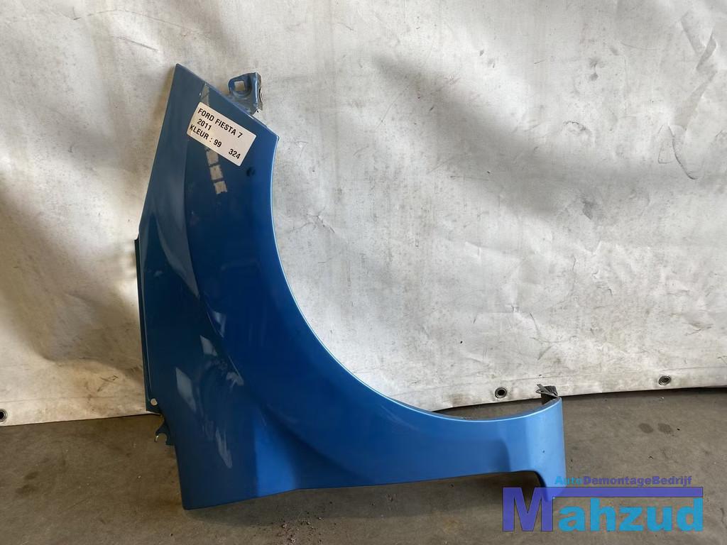 FORD FIESTA 6 BLAUW 99 rechts voor scherm voorscherm 2008-20, Gebruikt, Info@ford.com, Ophalen of Verzenden, Ford