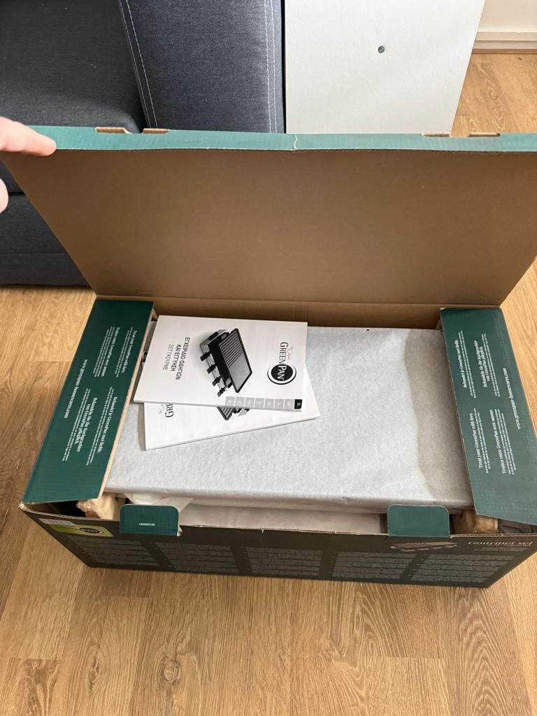 Greenpan gourmet set 8 personen nieuw in doos, Ophalen of Verzenden, Zo goed als nieuw