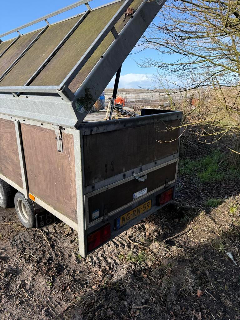 Gesloten aanhanger, Auto diversen, Aanhangers en Bagagewagens, Ophalen of Verzenden, Gebruikt