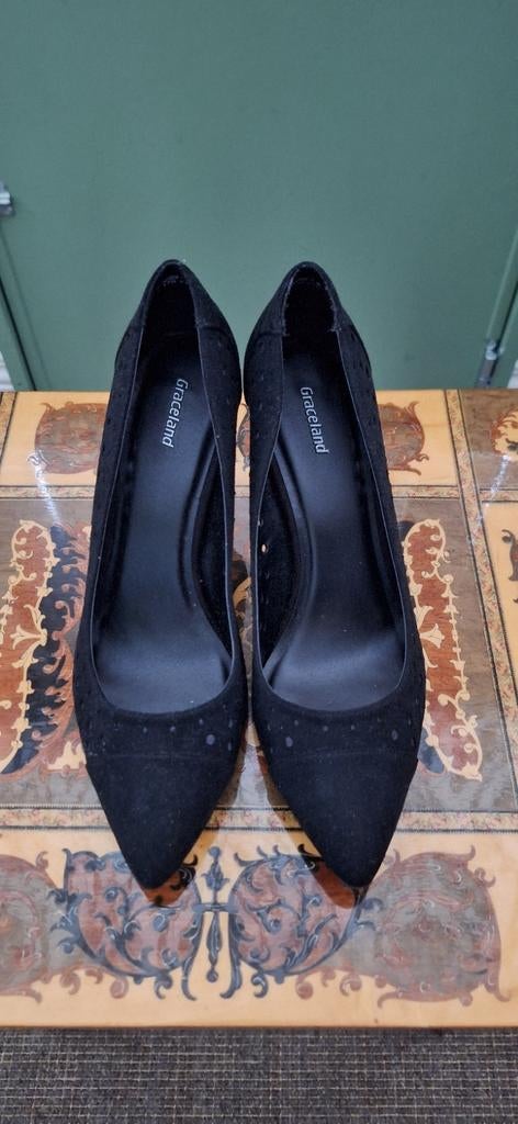 Sylvie meis hakken, Ophalen of Verzenden, Zo goed als nieuw, Zwart