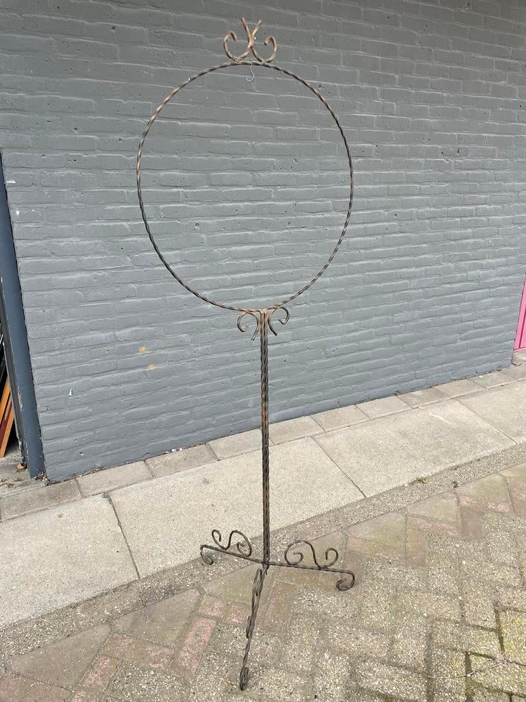 Vintage smeedijzeren vogelkooi standaard, Ophalen