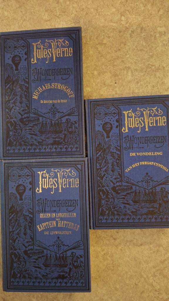 Jules Verne Wonderreizen boeken, Boeken, Ophalen of Verzenden, Gelezen
