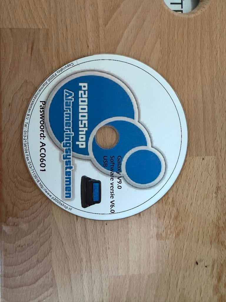 P2000 Galaxy Pager Software Origineel (V9.0/V6.0), Verzenden, Gebruikt, Windows