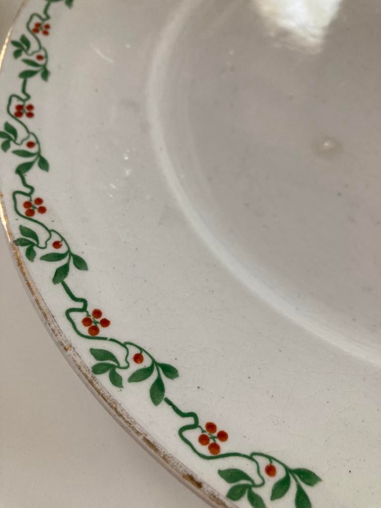 Oud bord 1920 Societe Ceramique Maastricht 2936 10 20, Verzenden