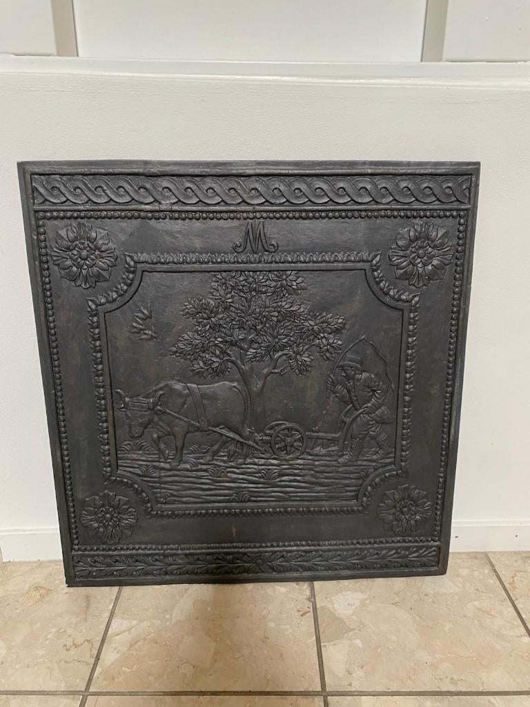 Openhaardplaat, Ophalen, Zo goed als nieuw