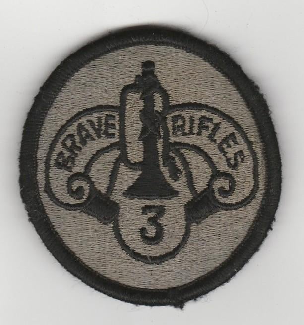 embleem US Army - 3rd Cavalry Regiment, Verzenden, Landmacht, Amerika, Embleem of Badge