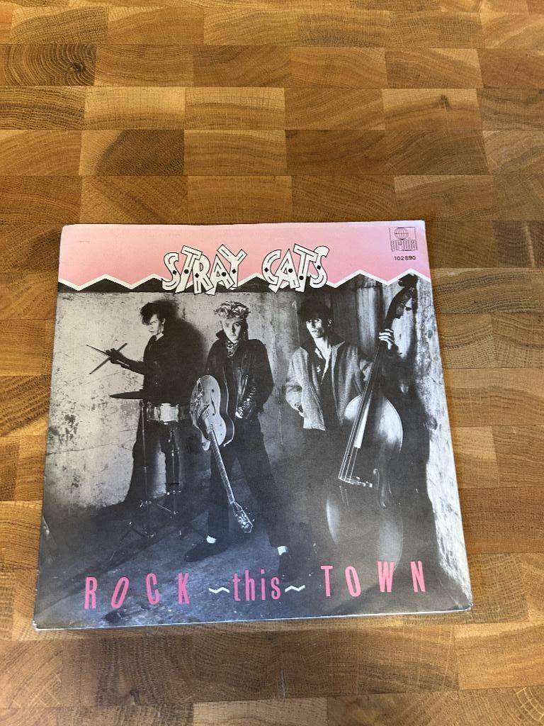 Stray Cats Rock this town single, Cd's en Dvd's, Vinyl Singles, Ophalen of Verzenden, Gebruikt, Pop, Single