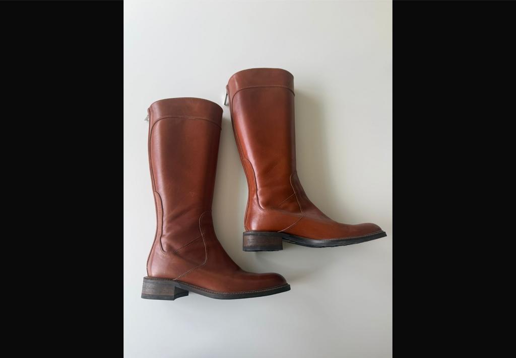 Fratelli Rosetti Hoge Cognackleurige Leren Laarzen - Maat 38, Ophalen of Verzenden, Bruin, Hoge laarzen