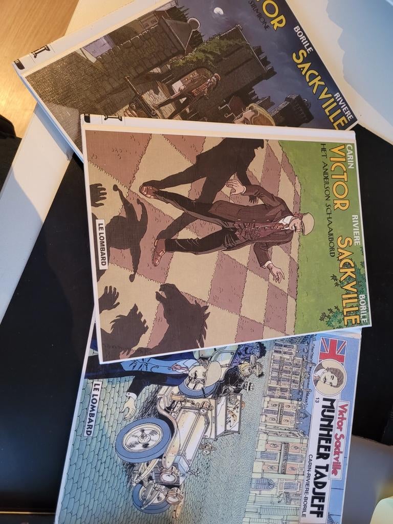 Victor Sackville - 3 Stripboeken, Boeken, Stripboeken, Meerdere stripboeken, Ophalen of Verzenden, Zo goed als nieuw