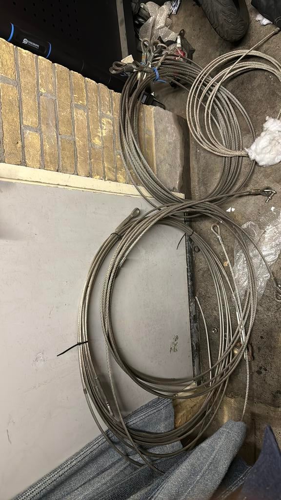 Staalksbel rvs met eindstukken, Watersport en Boten, Ophalen