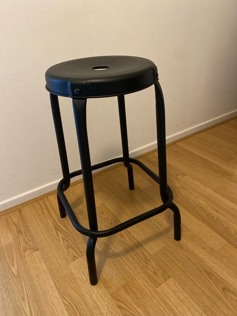 IKEA Kruk - Zwart - Barstoel, Ophalen, Gebruikt, IJzer